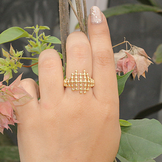 Honeyglow Adjustable Ring