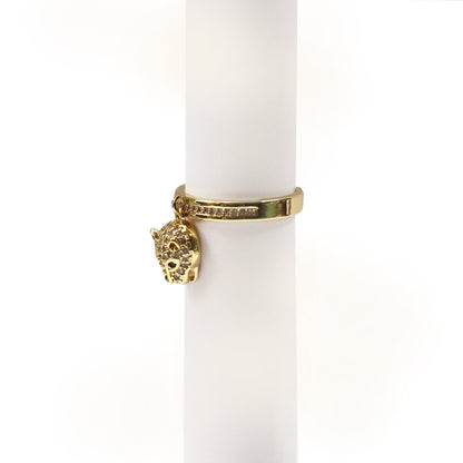 Wild Elegance Panther Ring