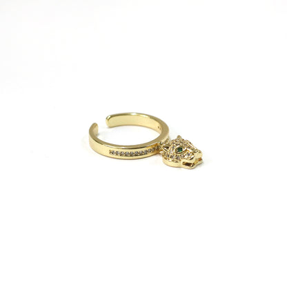 Wild Elegance Panther Ring