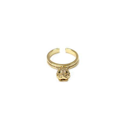 Wild Elegance Panther Ring