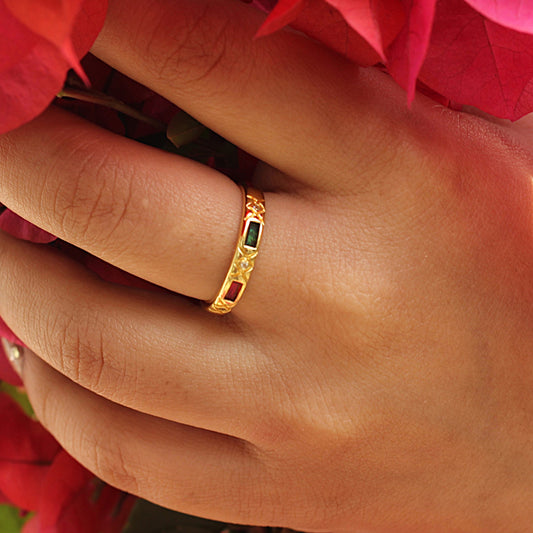 Golden Talisman Ring