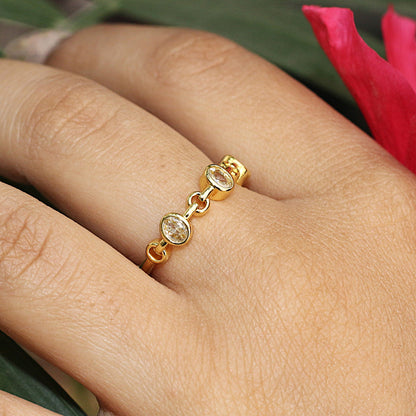 Golden Daze Gem Ring