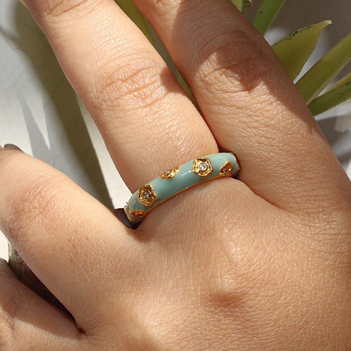 Floral Dreams Enamel Band