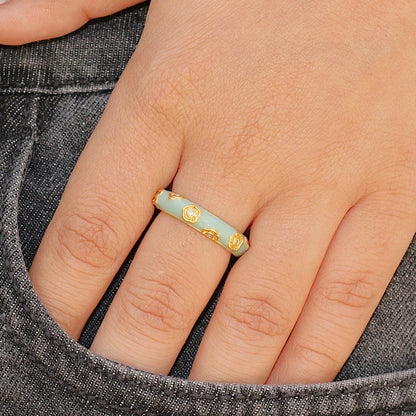 Floral Dreams Enamel Band