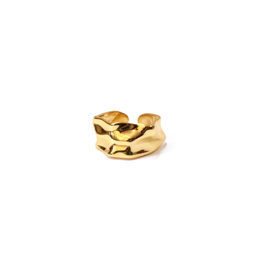 Molten Texture Statement Ring