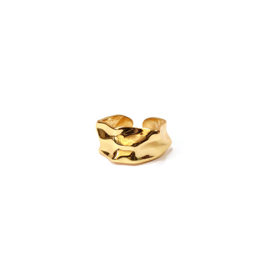 Molten Texture Statement Ring