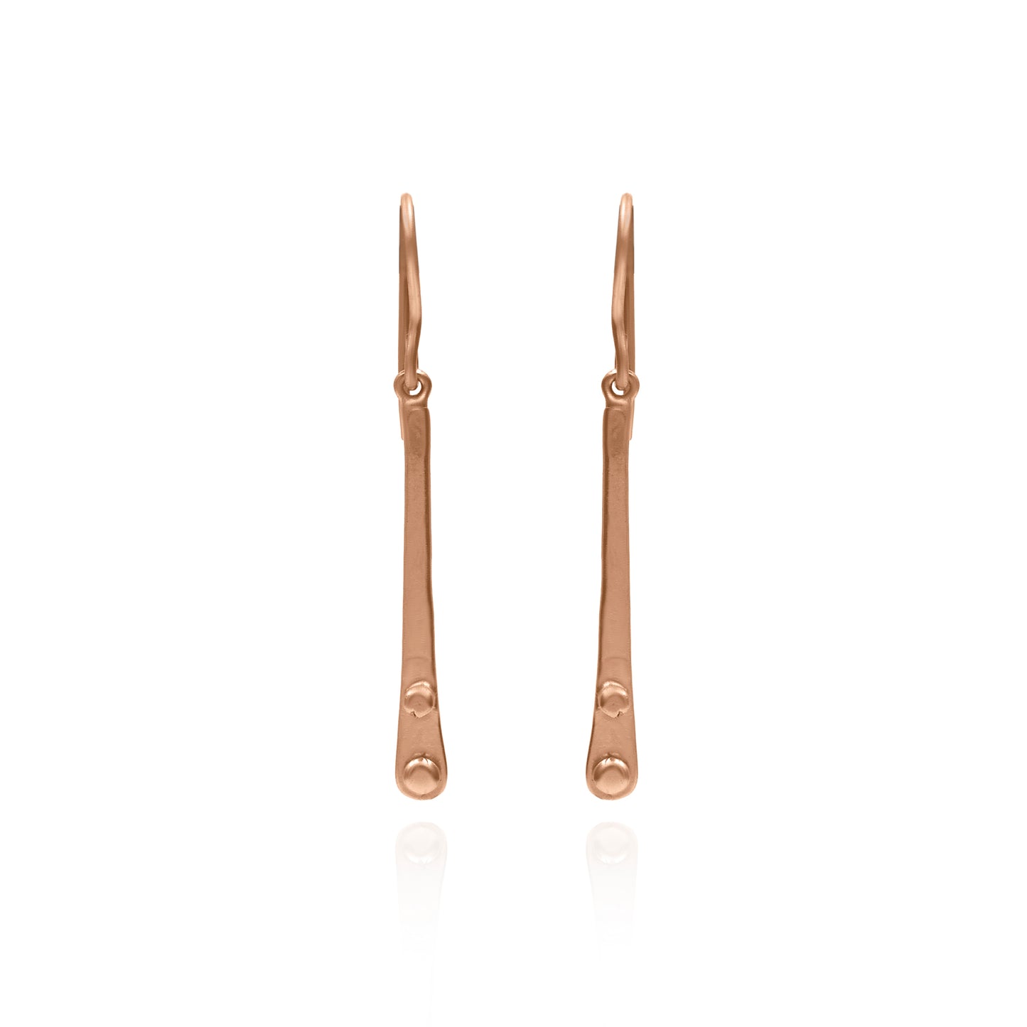 Elongated Bar Hook Earrings