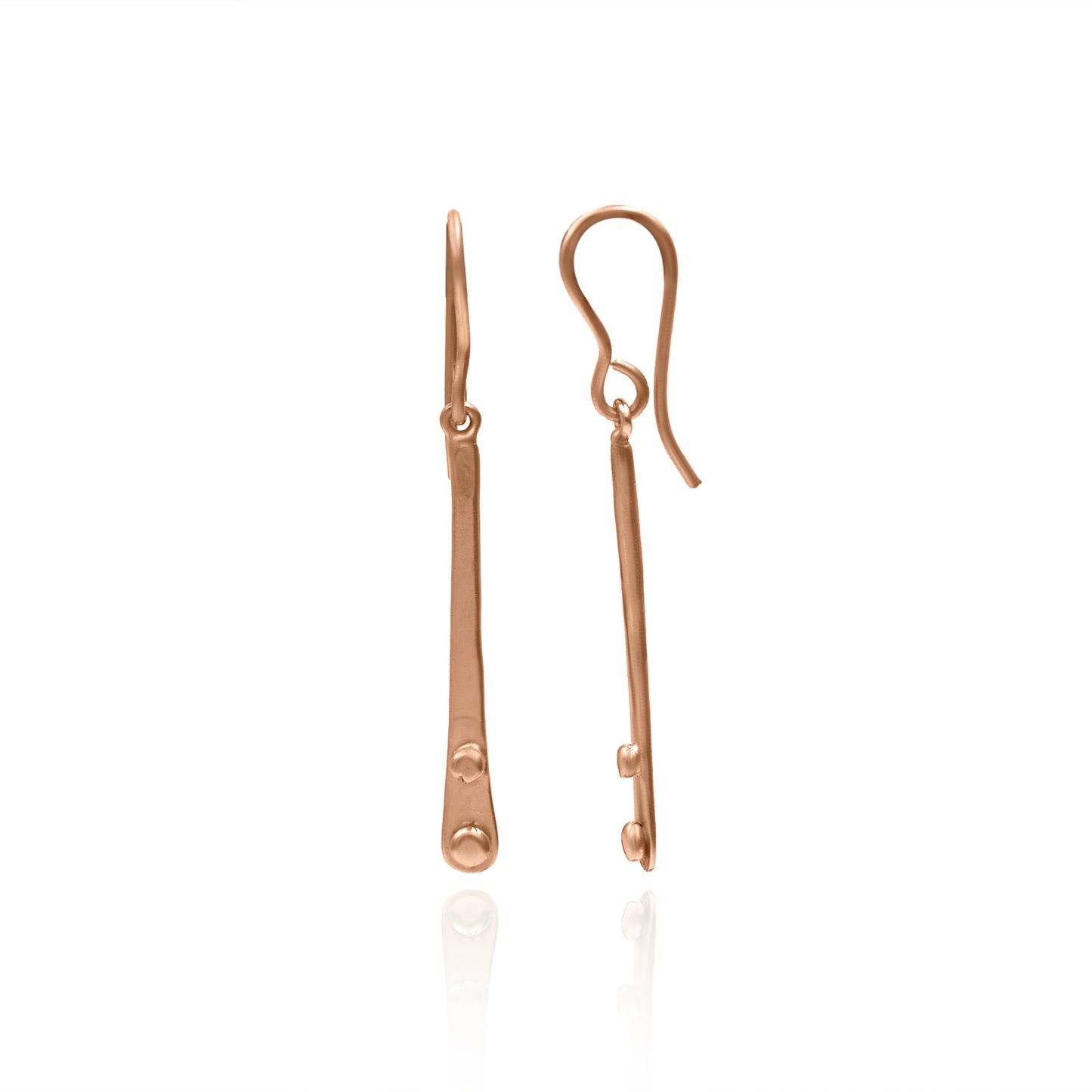 Elongated Bar Hook Earrings