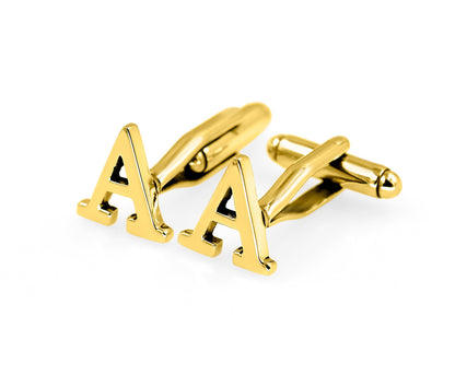 Letter A Initial Cufflinks