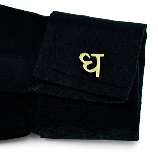 ध Initial Cufflinks