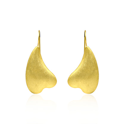 Twisty Heart Hook Earrings