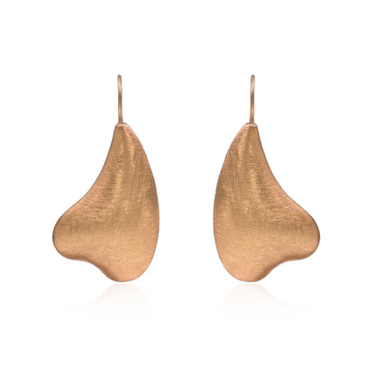 Twisty Heart Hook Earrings