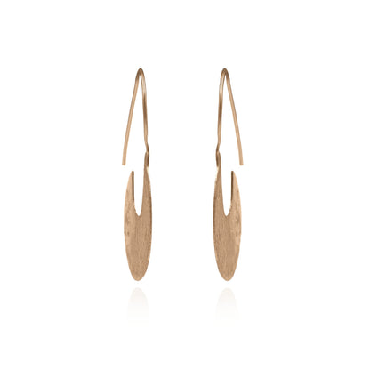 Forget Me Not Hoop Earrings