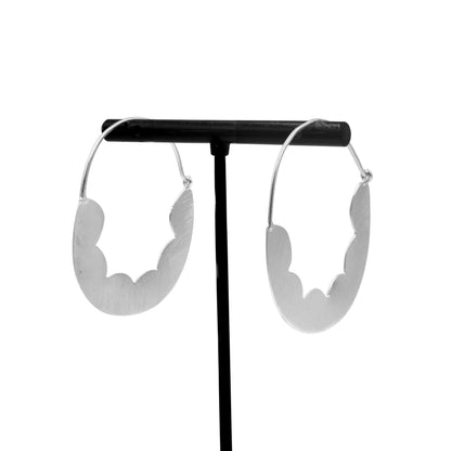 Cloud In The Sky Hoop Earrings