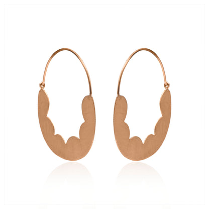 Cloud In The Sky Hoop Earrings