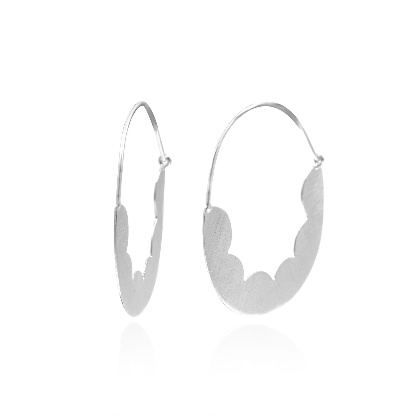 Cloud In The Sky Hoop Earrings