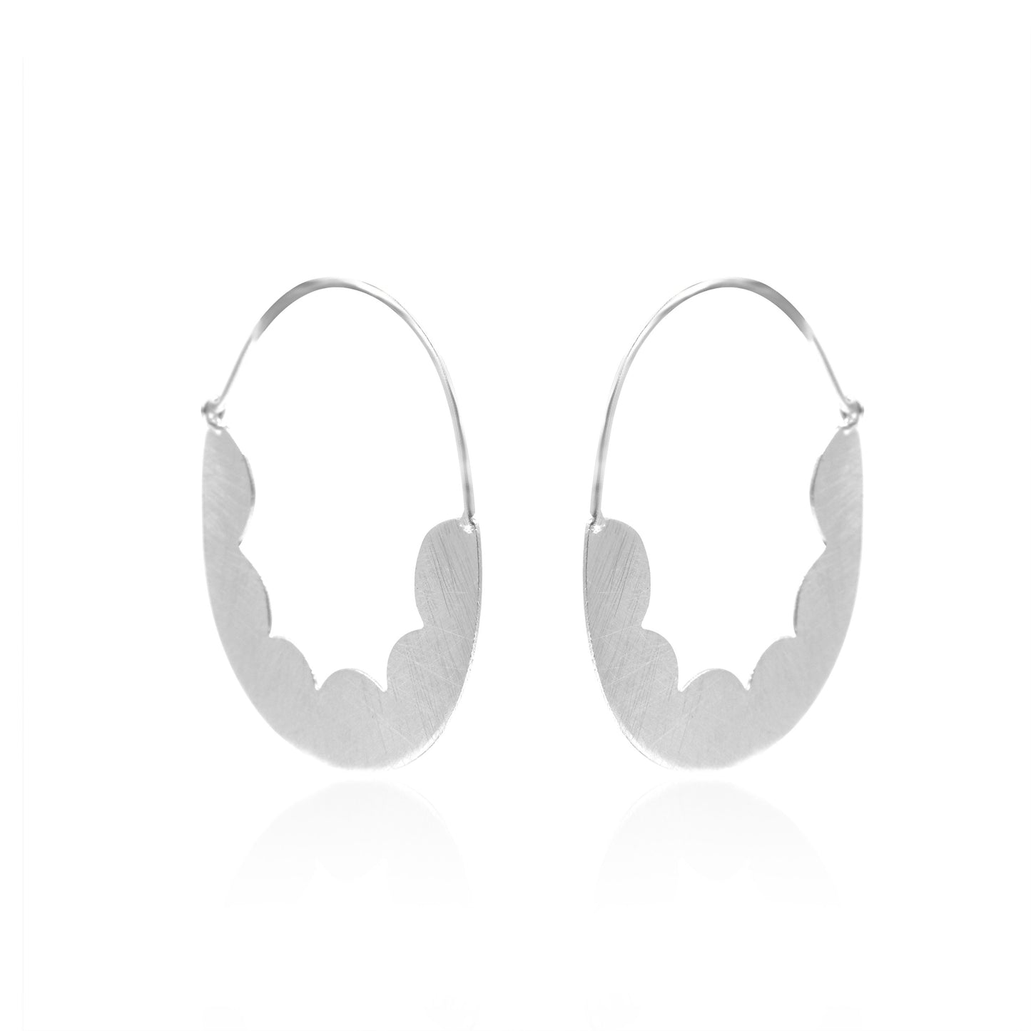 Cloud In The Sky Hoop Earrings