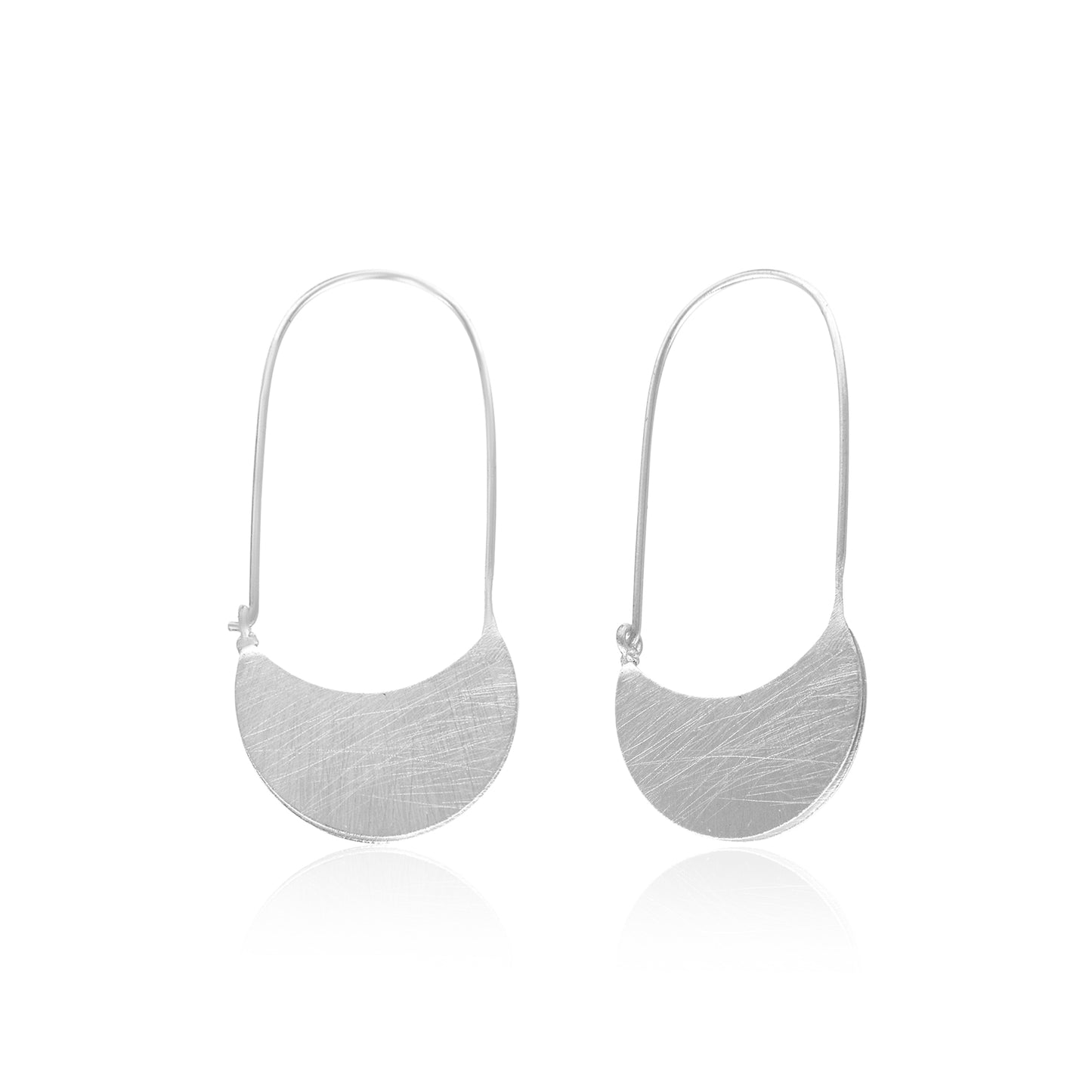 String Of The Crescent Moon Hoop Earrings