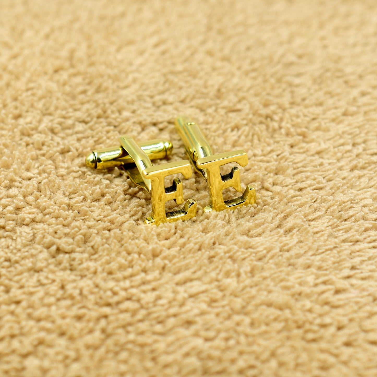 Letter E Initial Cufflinks