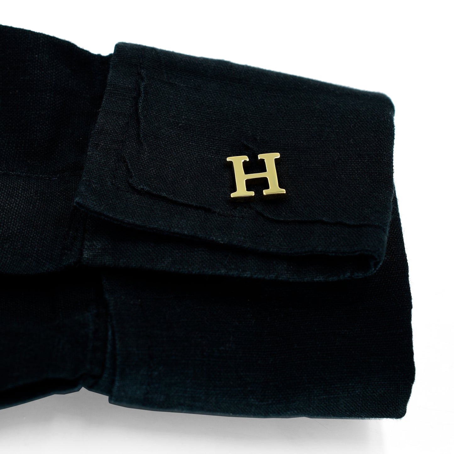 Letter H Initial Cufflinks