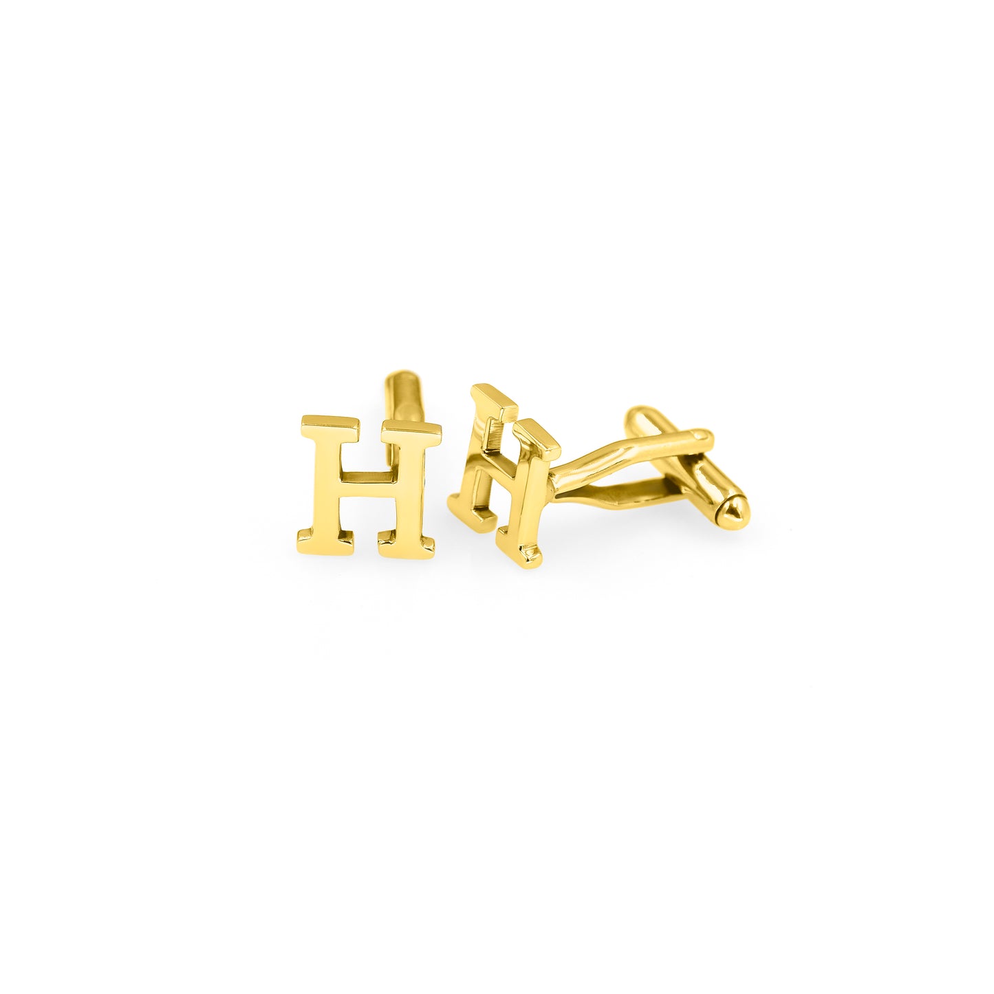 Letter H Initial Cufflinks