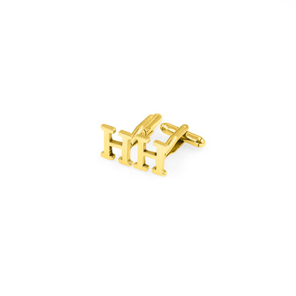 Letter H Initial Cufflinks