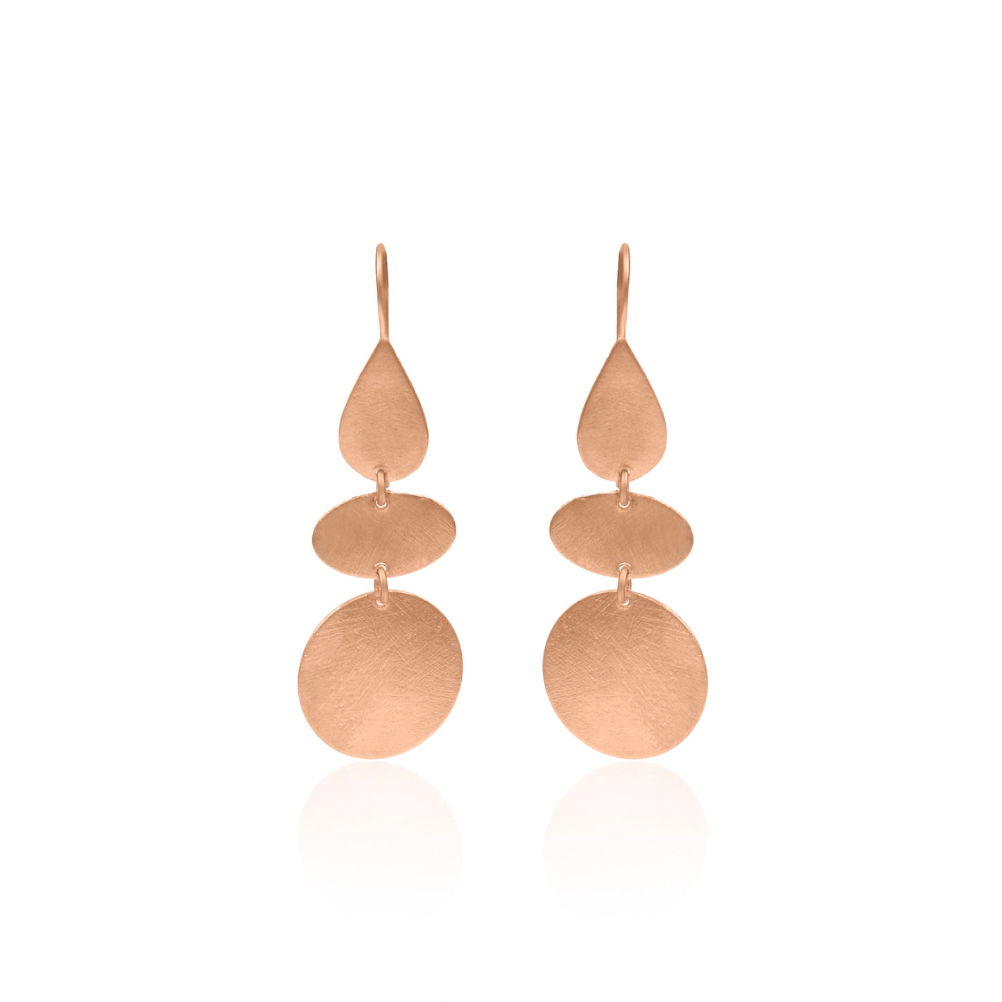 Geometrical Thread Hook Earrings