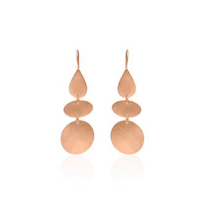 Geometrical Thread Hook Earrings