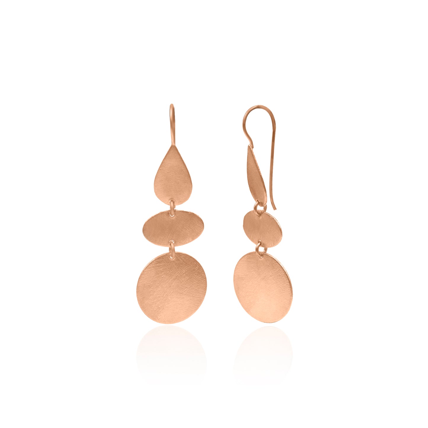 Geometrical Thread Hook Earrings