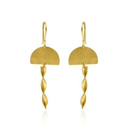 Twisting Tales Hook Earrings