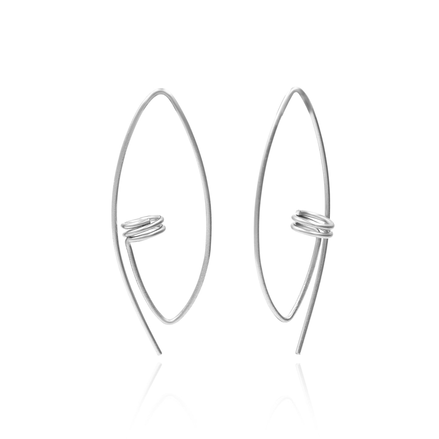 Thread Of Style Hoop Earrings