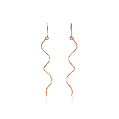 Crawling Snake Hook Earrings