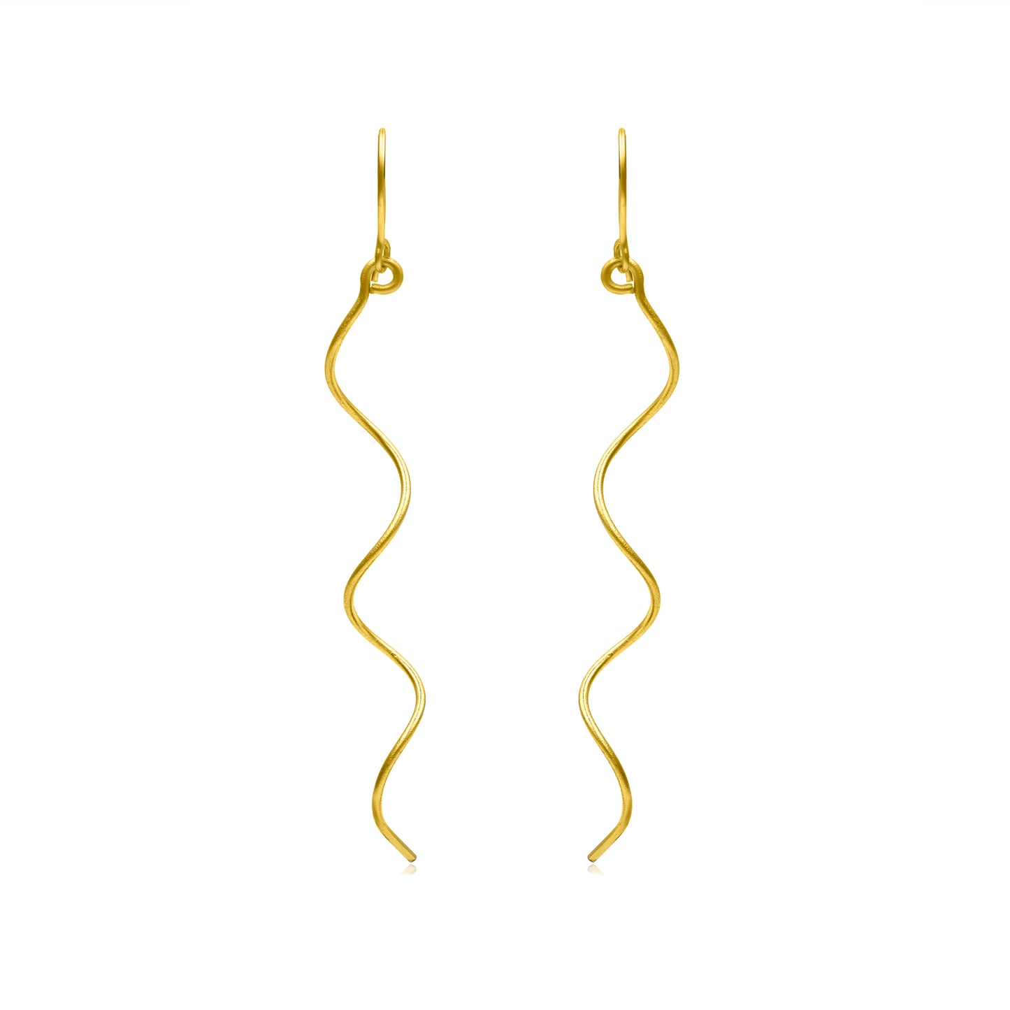 Crawling Snake Hook Earrings