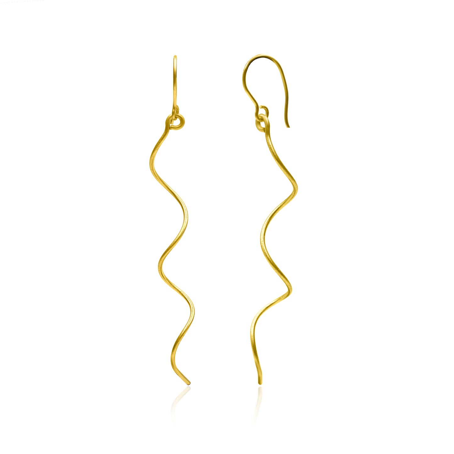 Crawling Snake Hook Earrings