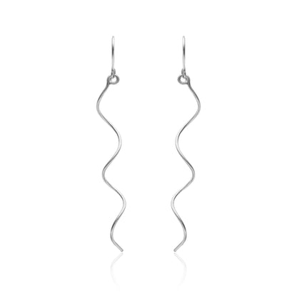 Crawling Snake Hook Earrings