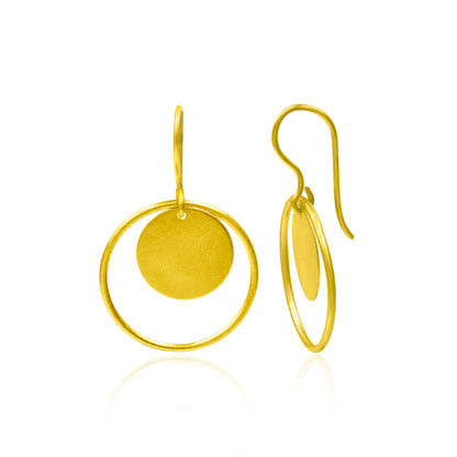 Glam In The Ring Hook Earrings