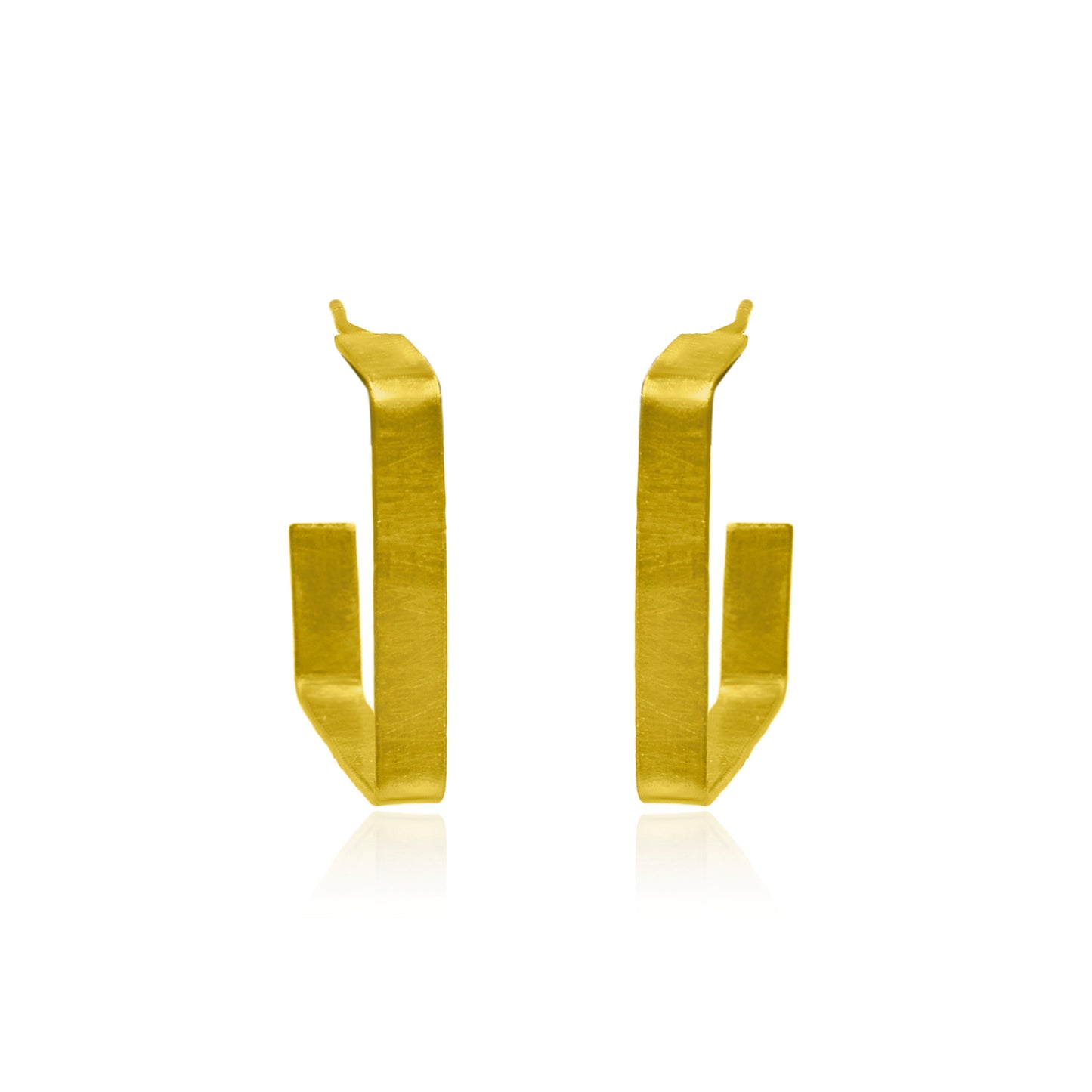 Rhombus Tale Hoop Earrings