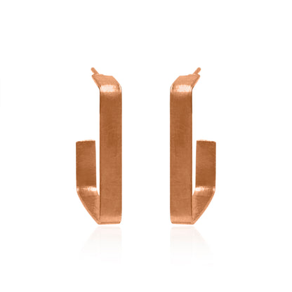 Rhombus Tale Hoop Earrings