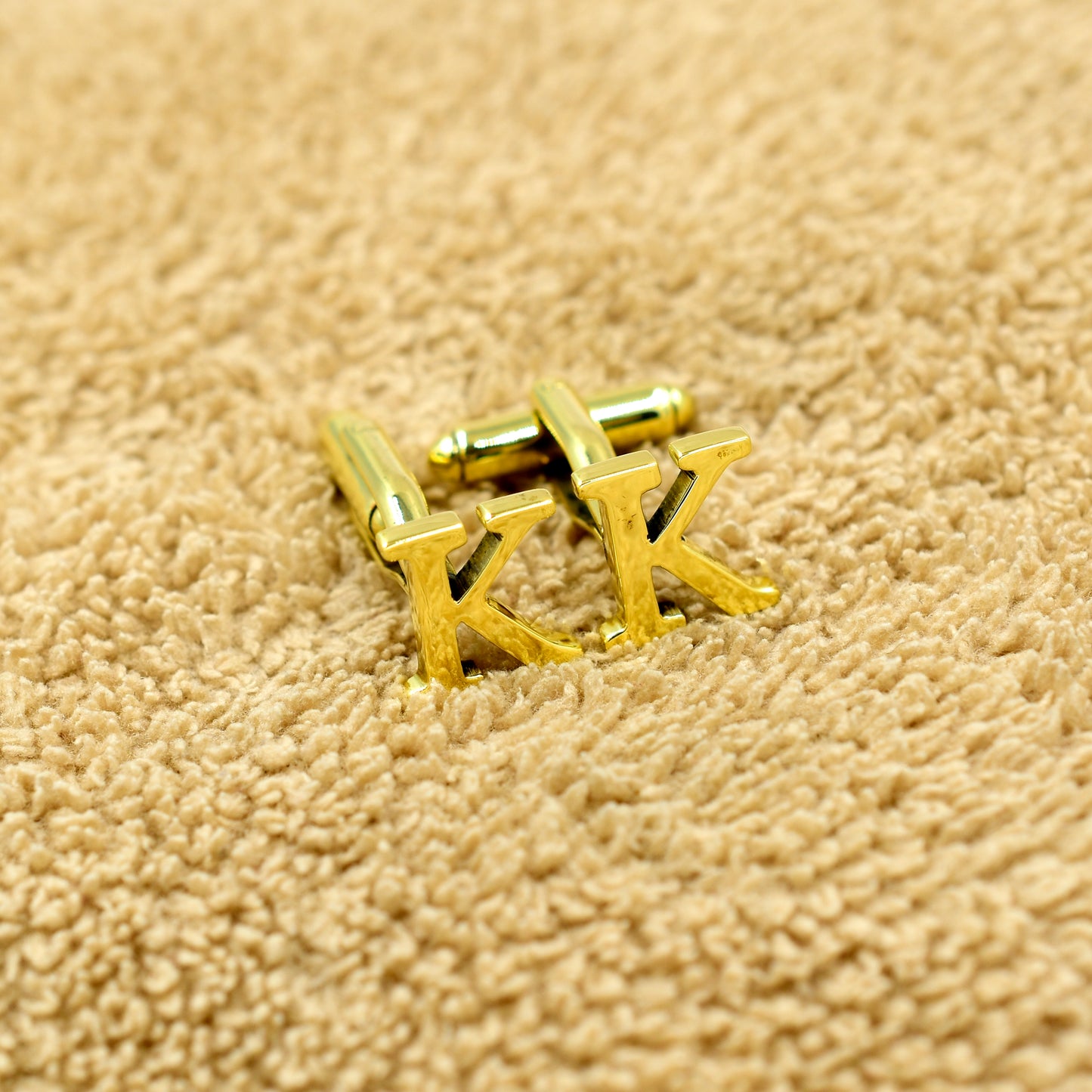 Letter K Initial Cufflinks