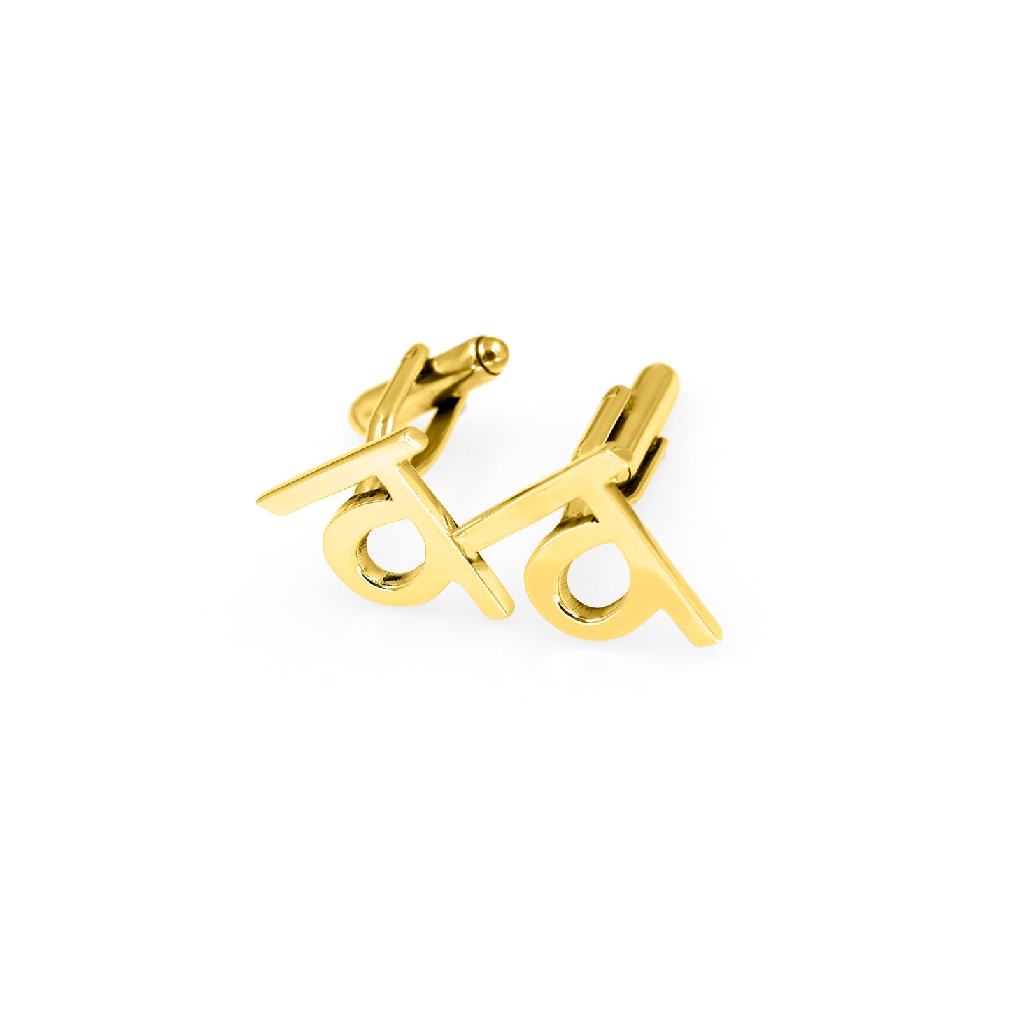 व Initial Cufflinks