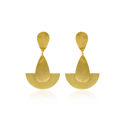 Going To The Moon Stud Earrings