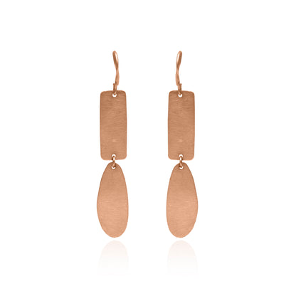 Blushing Drama Hook Earrings