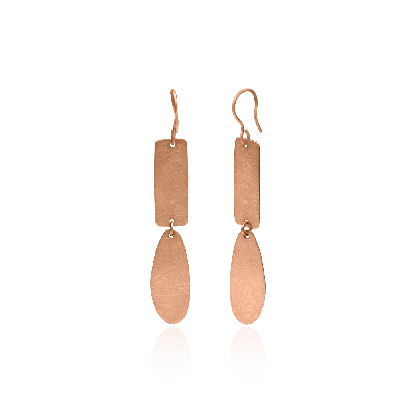 Blushing Drama Hook Earrings