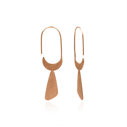 Moon In the Sky Hoop Earrings