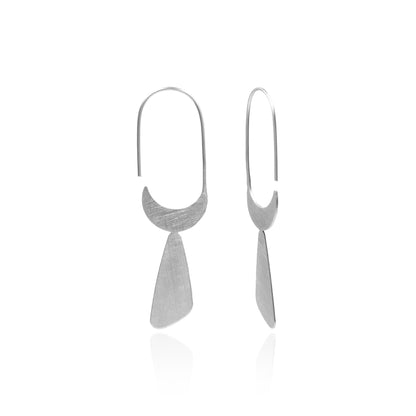 Moon In the Sky Hoop Earrings