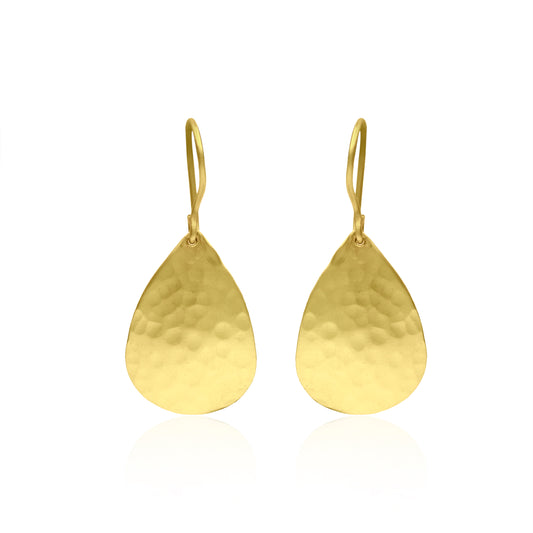 Spotted Pear Hook Earrings