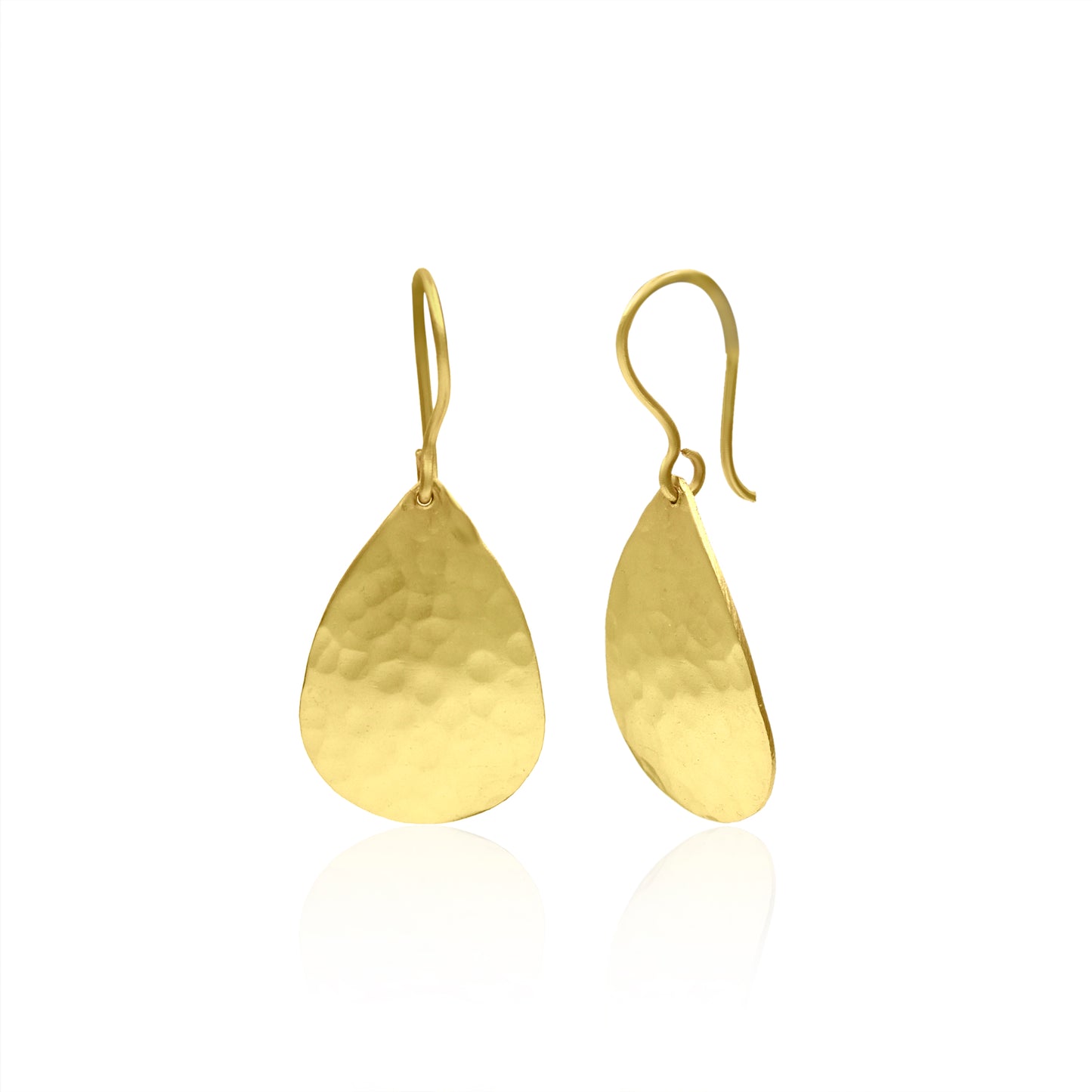 Spotted Pear Hook Earrings