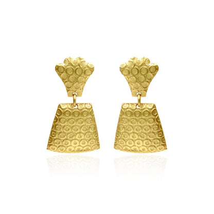 Flower Pot Stud Earrings
