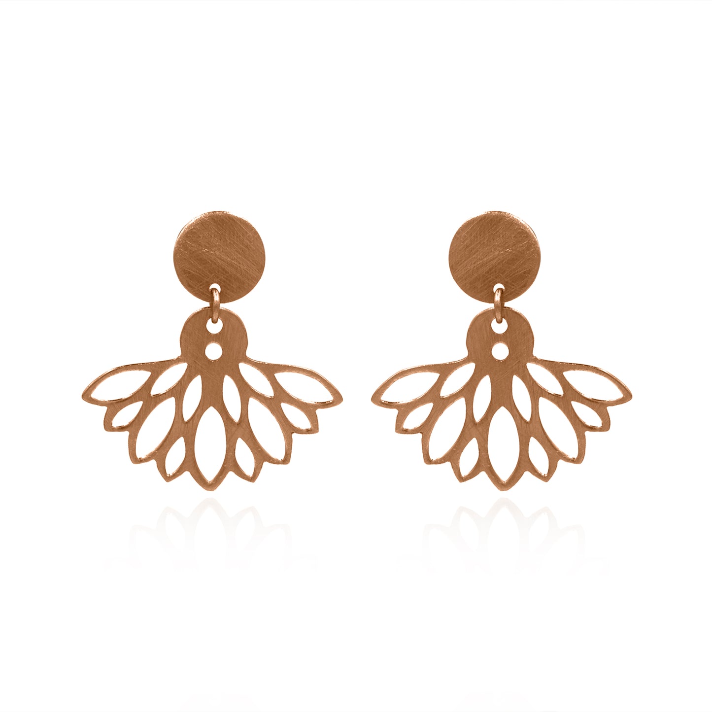 Mystical Lotus Stud Earrings