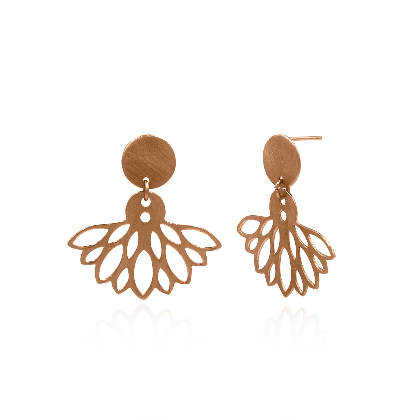 Mystical Lotus Stud Earrings